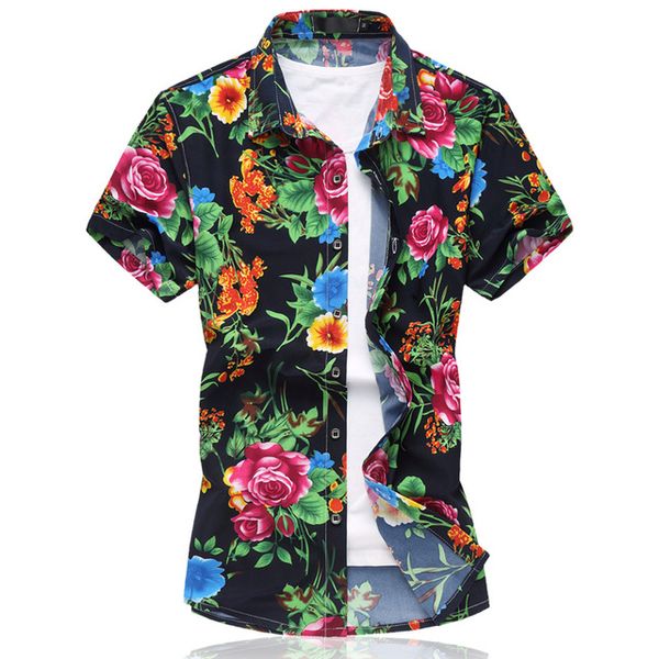 camisas de hombre de flores