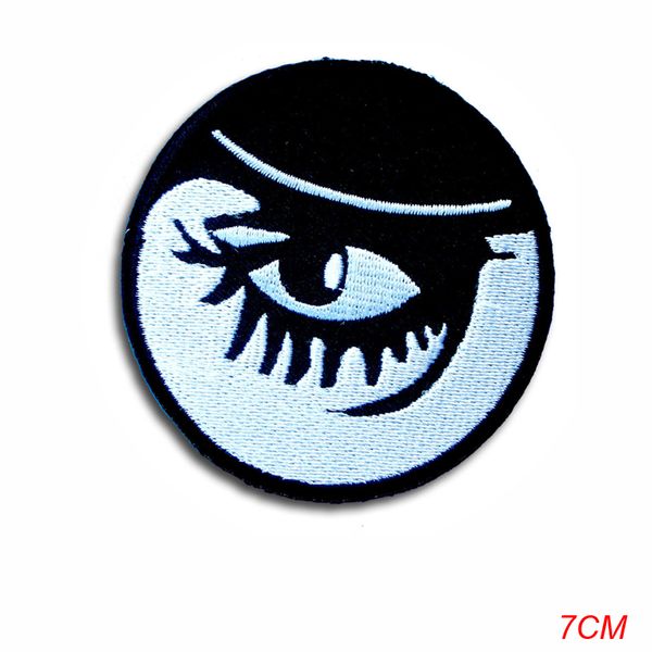 

new arrival Clockwork Orange Alex Eye Eyeball Patch applique Embroidered Iron on Rockabilly Children Cartoon Patch