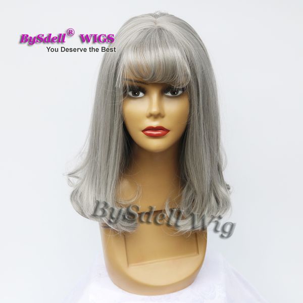 Kawaii Harajuku Grey Color Wig Cheap Air Volume Curl Cut Short Hair African American South Korea Cute Style Girl Halloween Cosplay Wig Canada 2019