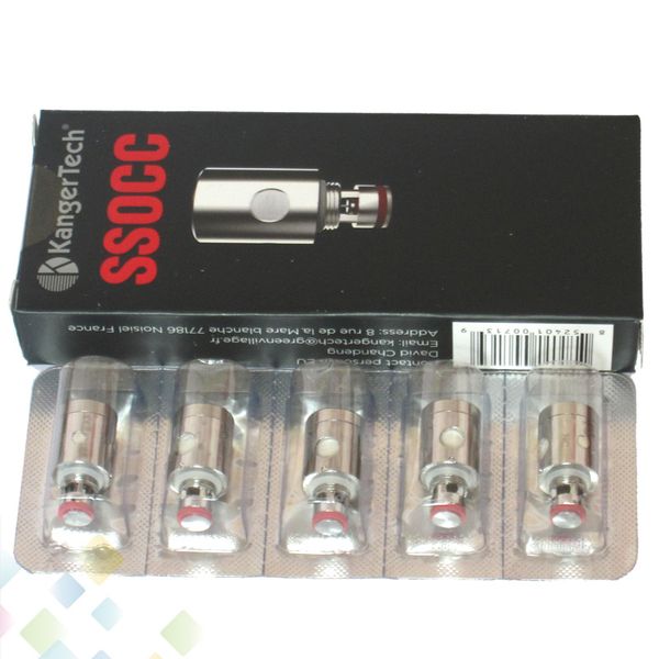 

Риоби SSOCC глава 100% оригинал kangertech Nebox комплект Subvod комплект замена катушки 0.5 Ohm 1.2 ом, 1.5 ом DHL бесплатно