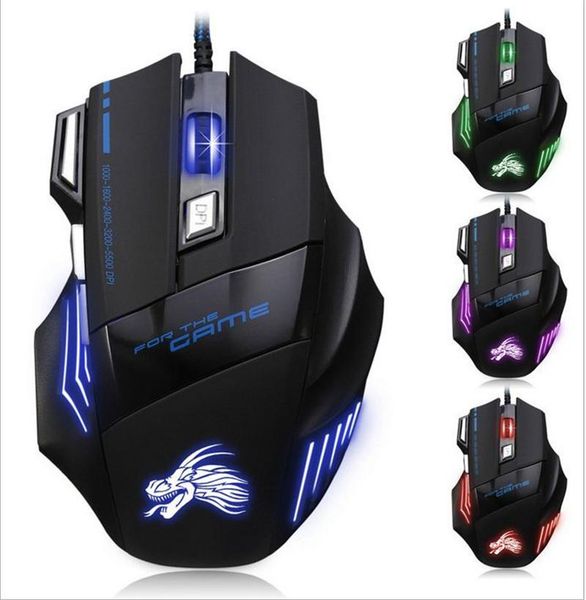 call luminous usb game mouse resolution adjustable four block computer backlight pelectric usb wired 7 key mouse cea034