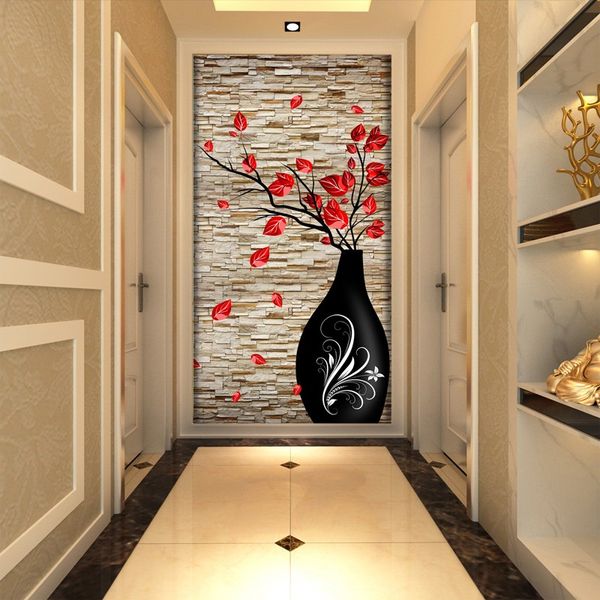 Téléchargement gratuit Images Acheter Entree Papier Peint Grande Murale 3d 3d Vase Moderne le plus cool par
