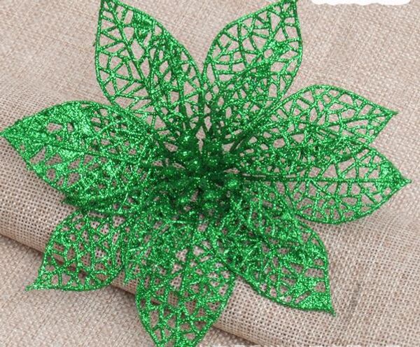 Stella Di Natale Foglie Appiccicose.Acquista Simulazione Multicolore Di Fiori Natalizi Decorazioni Natalizie Rossi Natalizi Con Fiori 15cm In Plastica Con Polvere Appiccicosa A 0 41 Dal Feida98 Dhgate Com