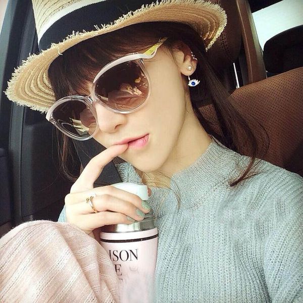 

brand sunglasses-2017 cool hi oversized mirror pink sunglasses cat eye fashion women men sunglasses female shades hipster sun glasses, White;black