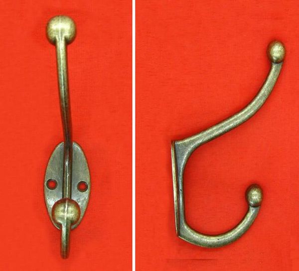 

vintage bronze wall hook coat bag hat hanger robe hooks wall hanging hooks home kitchen wall door holder