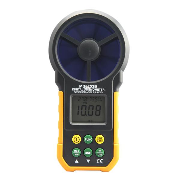 Freeshipping Digitaler Anemometer TRh-Sensor Luft-Windgeschwindigkeits-Geschwindigkeitsmesser USB-Schnittstelle