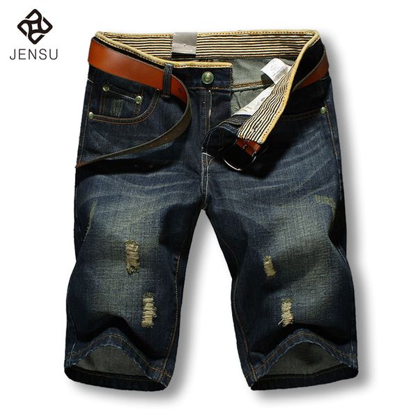 

wholesale- 2016 summer men short jeans men's fashion shorts men summer clothes new fashion brand men's short pants, Blue