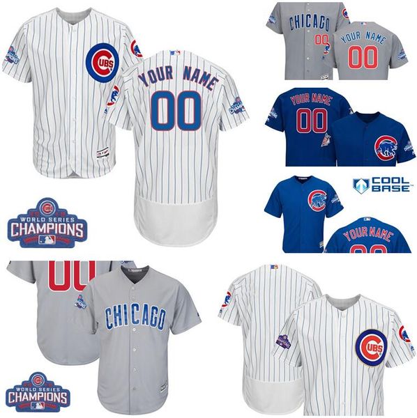 personalized cubs world series jersey