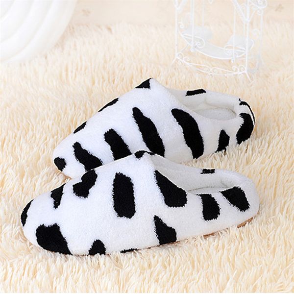 

wholesale- fashion winter women&men warm soft coral velvet indoor slippers pantufa cotton home house shoes lovers floor slippers, Black