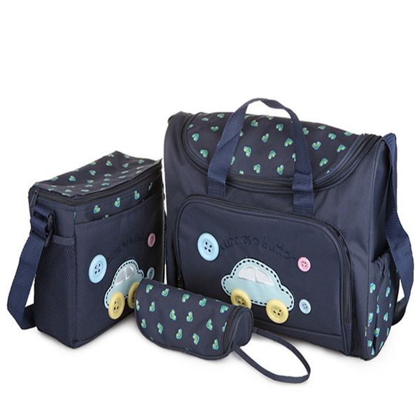 

diaper bag 4pcs set tote baby shoulder diaper bags durable nappy bag mummy motherpink/blue/yellow baby bags for mom