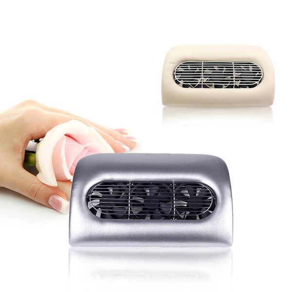 

nail dust collector machine vacuum cleaner suction fingernail dirt nail drill ferramentas equipment nail art salon tool, Silver