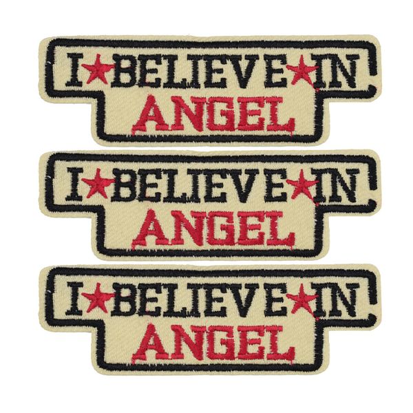 

10 pcs badge patches for clothing iron embroidered style patch applique iron sew on diy patches sewing accessories for clothes, Black