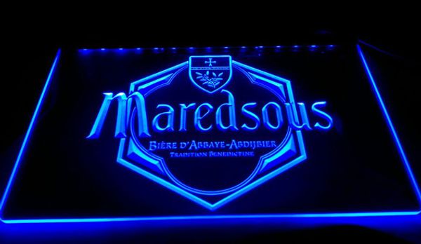 

LS335-б Maredsous Логотип неоновый свет Sign.jpg