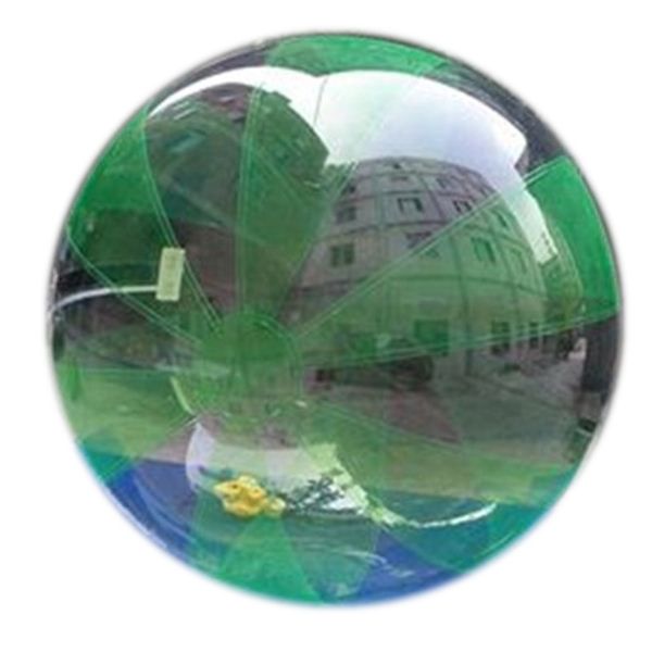 Spedizione gratuita Durevole TPU Water Ball Trasparente Aqua Waterballs Gonfiabile colorato 1.5m 2m 2.5m 3m con cerniera Tizip di qualità