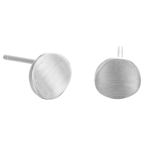 

5 пар / лот 925 стерлингового серебра серьги матовый круглый геометрические Моды серебряные серьги для женщин круг серьги