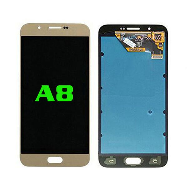 

новый высококачественный ремонт передних жк-дисплеев для samsung galaxy a8 lcd бесплатная доставка