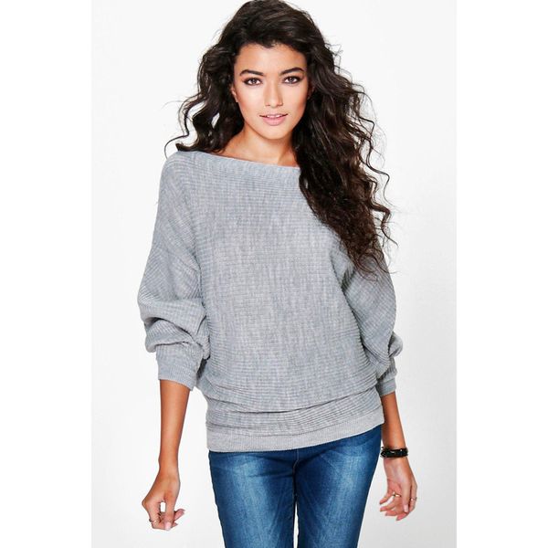 

new womens ladies casual batwing loose knitted jumper sweater knitwear pullover loose blouse 6 colors 4 size, White;black