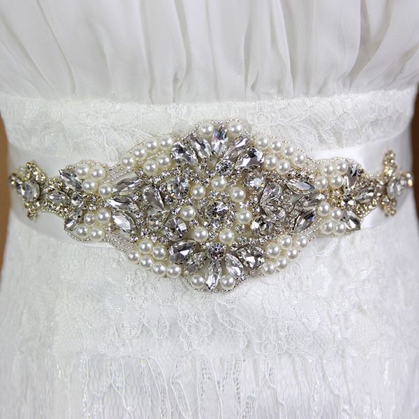 2019 Crystal Wedding Belt Bridal Sash Rhinestone Crystal Sash