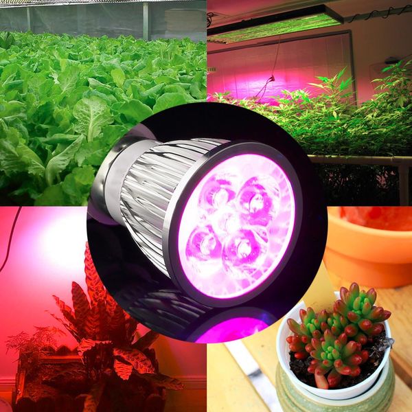 

e27 / gu10 светодиодные лампы grow лампы 15w прожектор светодиодный завод свет лампы гидропоники grow лампочки цветник теплица светодиодные