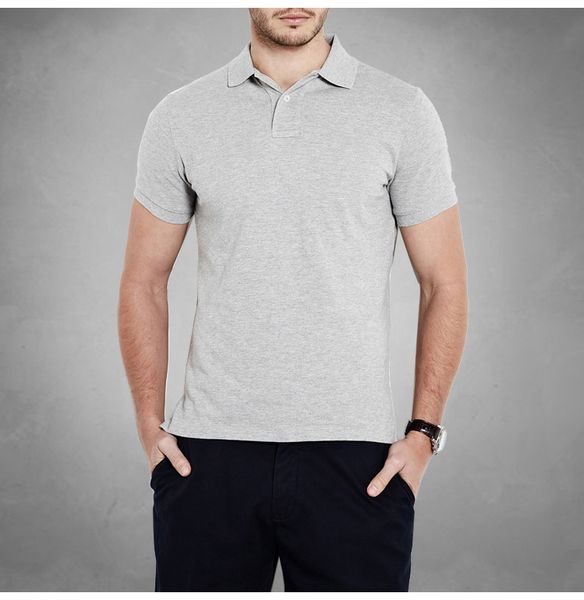 2020 High Quality Men Polo Shirt Summer Short Sleeved Cotton Men S