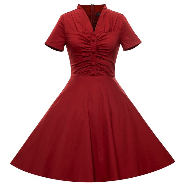 Damen Kleid Abendkleider Skater Abend Cocktail Damen