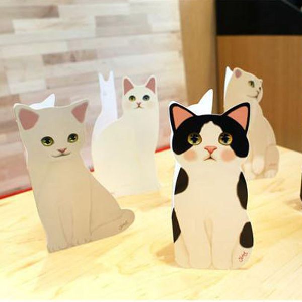 

wholesale- cute cat three-dimensional greeting folding cards birthday christmas thanksgiving day blessing festival gift,envelopes,10pcs/lot