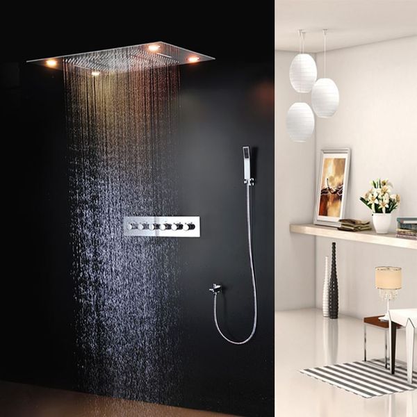 

rainfall led rain shower head 24*30 inch ceiling mounted bathroom shower stainless steel rainfall led rain shower 161222# 161225