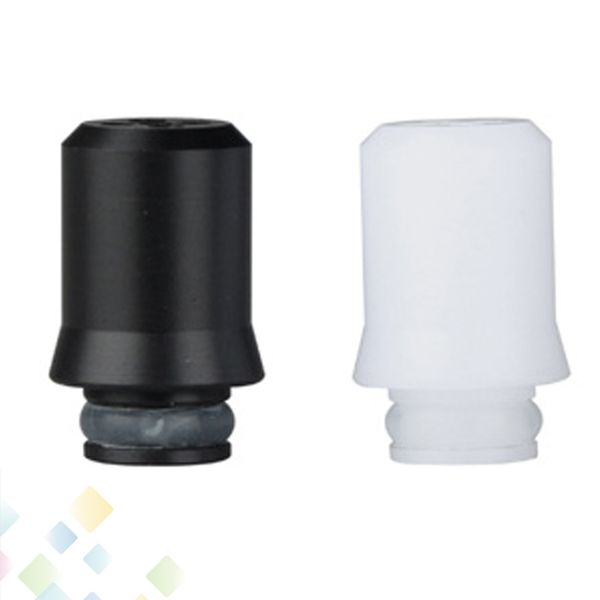 

510 Delrin Drip Tips with 5 holes White and Black Delrin Drip Tip Wide Drip Tip for 510 Electronic Cigarette RDA DHL Free
