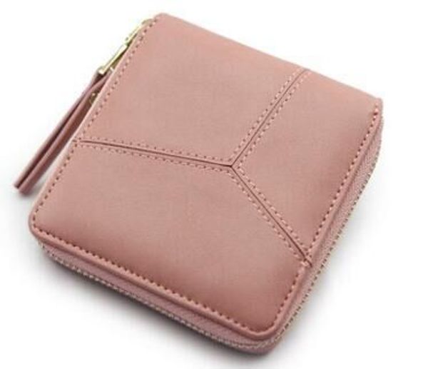 

2017 горячий продавать ! хороший лоскутное короткие женщины бумажник сплошной цвет молнии бумажник клатч сумка визитная карточка леди кошеле, Red;black