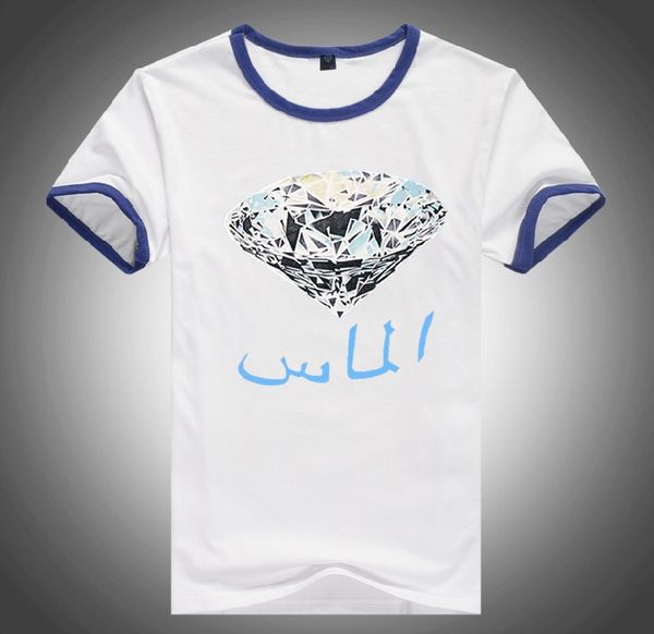 

pa687k s-5xl new men 20 styles diamond supply t-shirts quality short sleeve, White;black