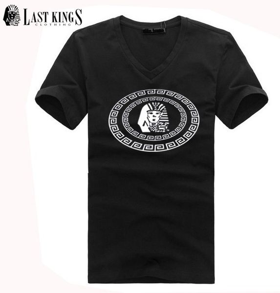 

Печать Мужские футболки мода 2017 новый летний топ Tyga уличная Last KINGS рубашки LK стиль