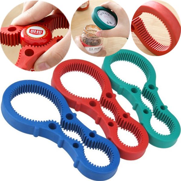 

multi purpose gourd-shaped can opener cap jar openers bottle lid grip wrench kitchen accessories ic548