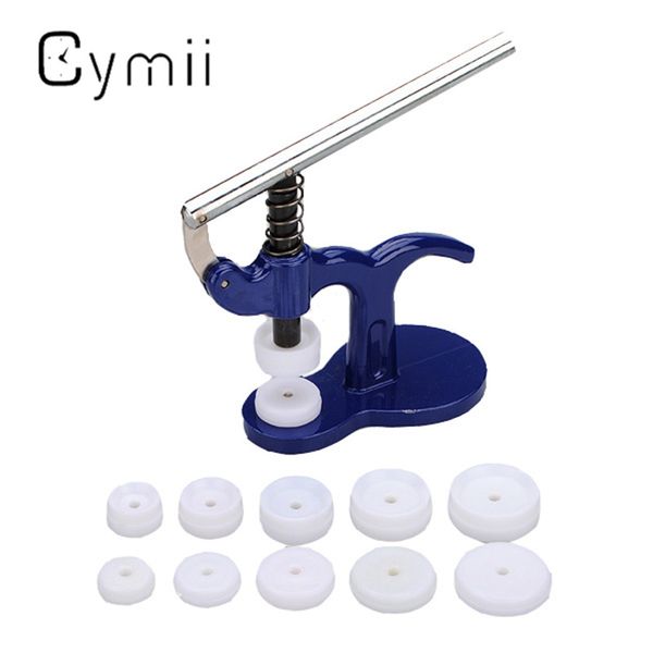 

wholesale-cymii professional watch back case crystal cover press presser closer glass fitting watchmakers watch repair kit tools