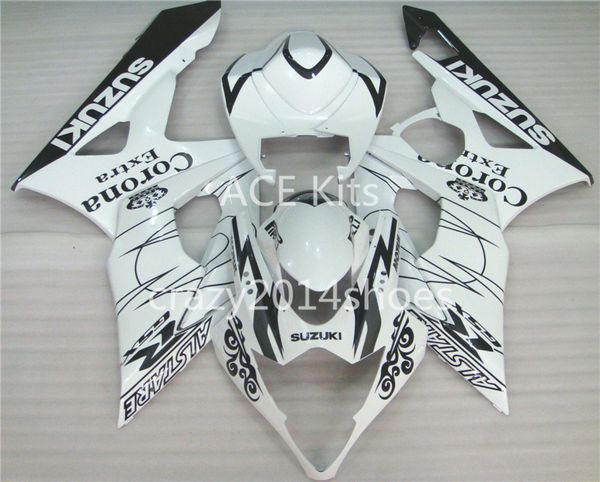 

5 gifts new abs motorcycle fairing kits 100% fit for suzuki gsxr1000 k5 2005-2006 gsxr 1000 k5 05-06 nice white black article no.218