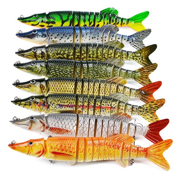 

12 sections segment saltwater fishing big lure 212g 30cm abs plastic split tail hard bait bass crankbait