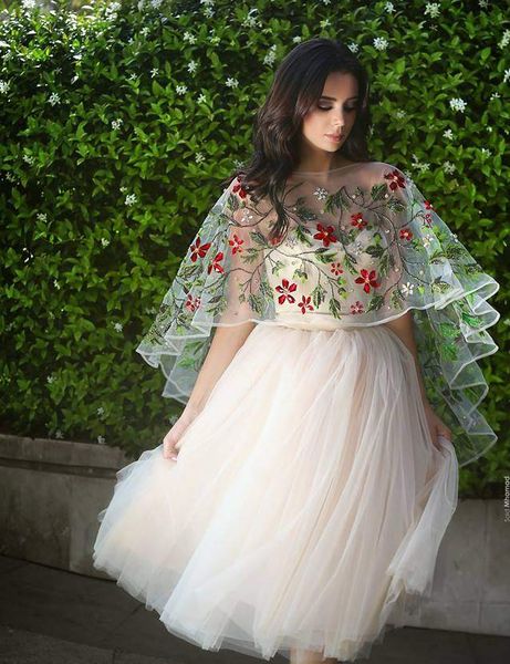 

stylish embroidery homecoming dresses with wrap for juniors sweetheart neck beaded short prom gowns tulle a-line knee length party dress, Blue;pink