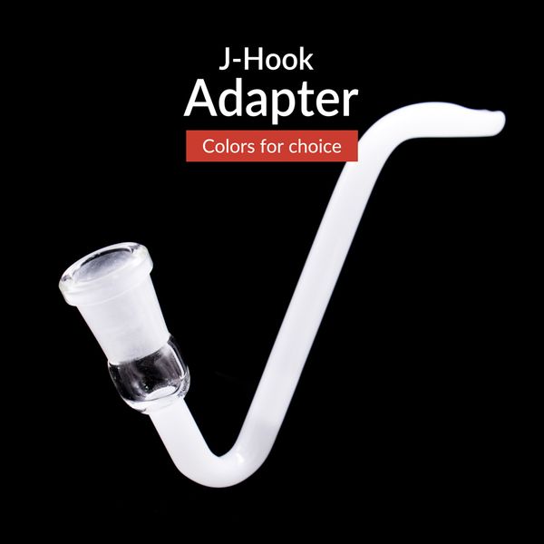 J-Hookah Glass Drop Down Adapter Giunto femmina 14mm 18mm per fumatori Bong d'acqua Ash catcher Bowl con