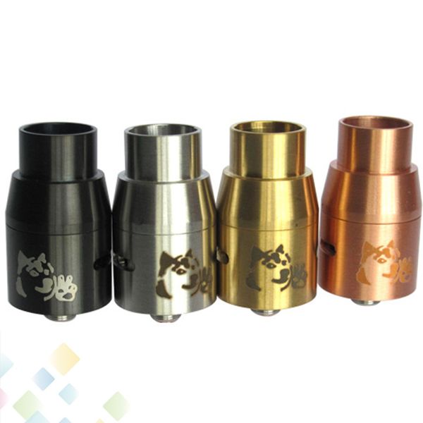 

2015 Doge V4 Atomizer Doge V4 Rebuildable RDA Doge Tank Dripper 4 colors SS Black Copper Brass fit Mechanical Mod 22mm DHL Free