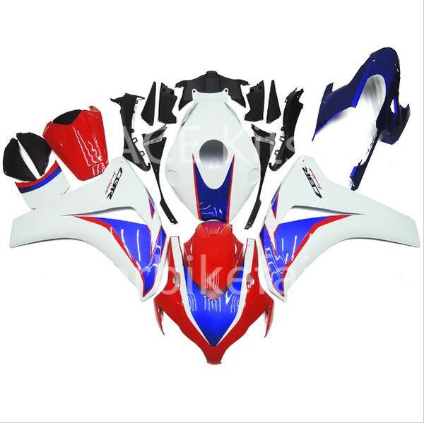 

3 gifts for honda cbr1000rr 08 09 10 11 1000rr 2008 2009 2010 2011 abs plastic injection motorcycle full fairing kit blue white red a51