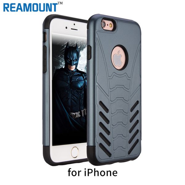 30 pcs batman case para iphone 7 7 plus tpu pc voltar híbrido phone cases cobre à prova de choque anti-risco phone case para iphone 6 6 plus