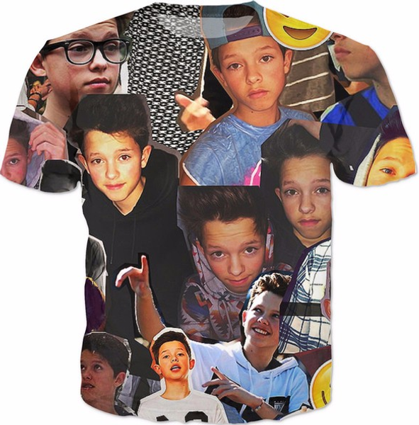 

fashion women men jacob sartorius funny 3 d print casual summer tee short t-shirt s-5xl h11, White;black