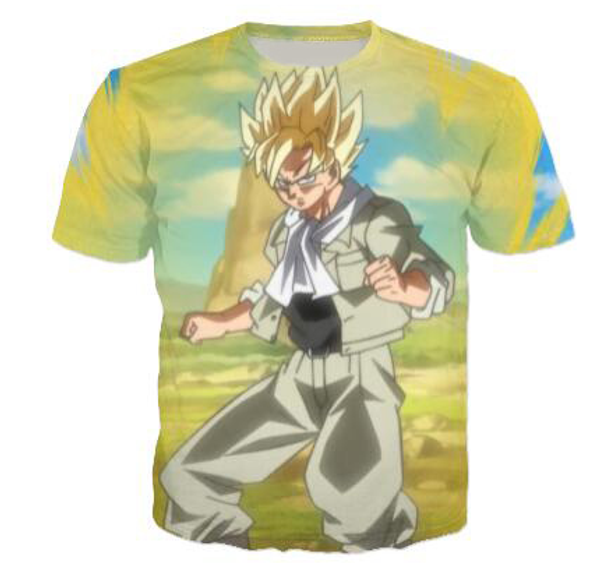 

супер saiyan новые моды для мужчин / женщин dragon ball z аниме летний стиль смешные унисекс 3d печати повседневная футболка s - - - 5xl aa6, White;black