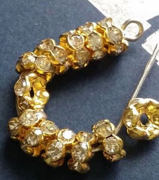 

8 мм 10 мм 500 шт. / лот белый прозрачный кристалл rhinestone rondelle волны распорку бусины, позолоченные ювелирные изделия rondelle распор, Crystal