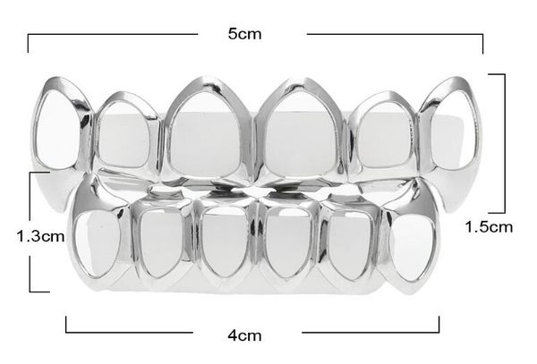 

new arrival silver hollow glossy hip hop grillz fahsion teeth grillz bling jewelry accessories opp bag bling teeth drop shipping, Blue;slivery