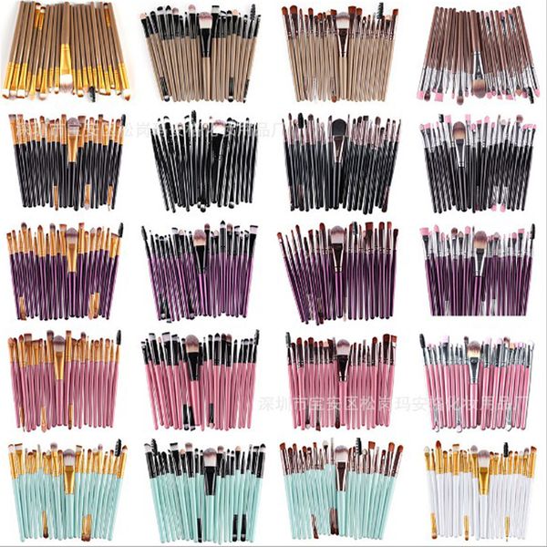 

20pcs/set multi different styles brushes for make-up professional eye shadow foundation eyebrow lip makeup brush suit make up tools
