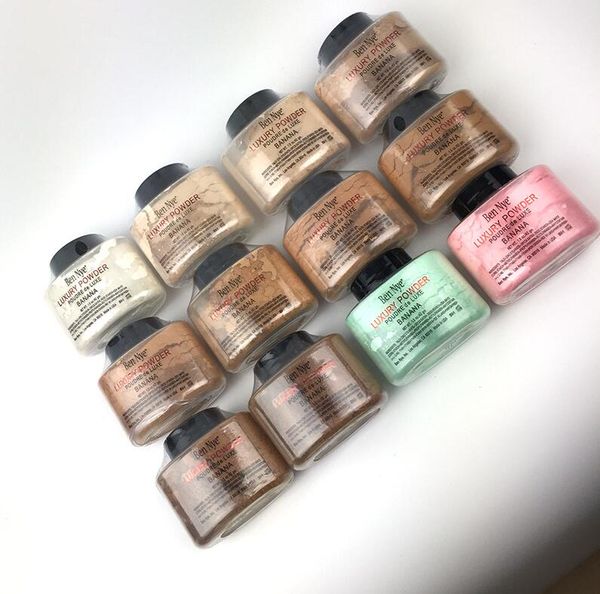 

Ben nye luxury powder 42g new natural face loo e powder waterproof nutritiou banana brighten long la ting 12 color gift
