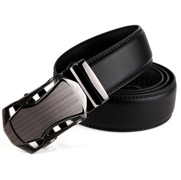 

2017 automatic buckle cowhide leather men belt fashion luxury belts for men designer belts men new designer, Black;brown