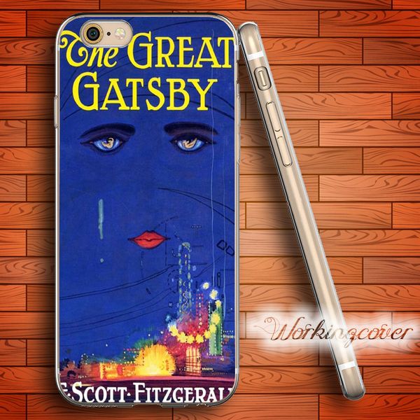 

coque the great gatsby soft clear tpu case for iphone 6 6s 7 plus 5s se 5 5c 4s 4 case silicone cover