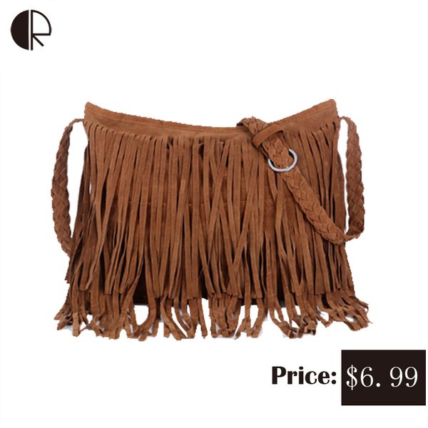 

wholesale- tassel bags for women handbags women 2016 fringe bag female bolsas de marca fashion crossbody shoulder bag