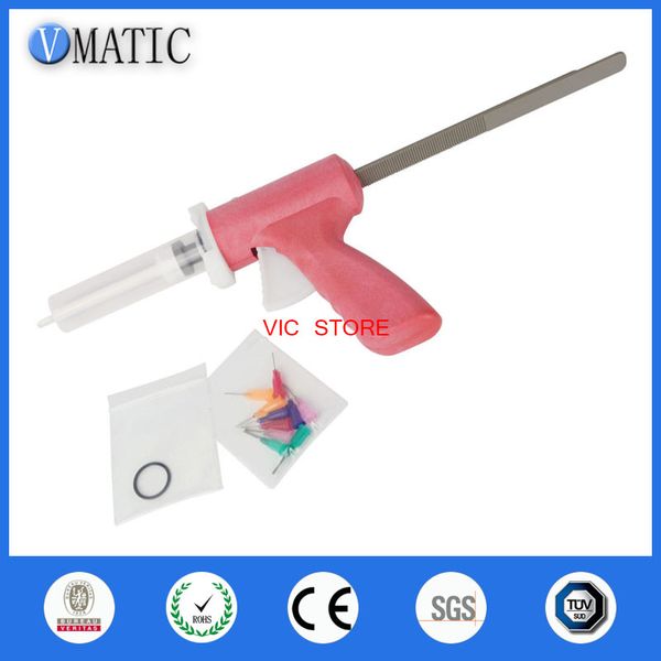 VMATIC Componenti elettronici Pistole a siringa manuale in plastica 10ml 10CC Glue Dispenser Caulking Gun